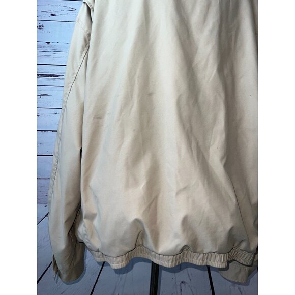 Ralph Lauren Polo Full Zip Jacket Mens XXL Khaki Bi Swing Vintage‎ 90s Bomber 2X - Picture 10 of 12